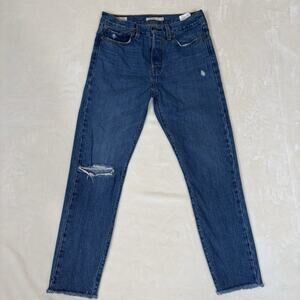 Levi's Blue Straight Leg Women's Jeans